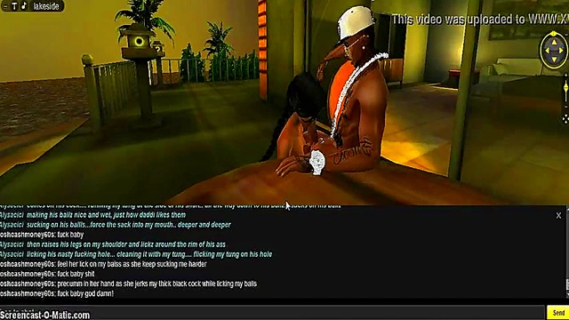 3D IMVU Game Porn – Cici Head Beach Anime Adventure