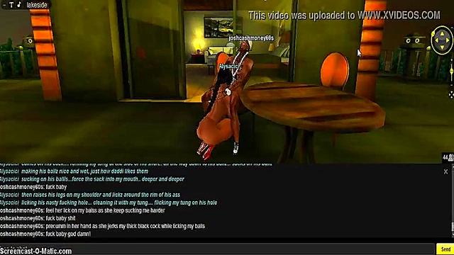 3D IMVU Game Porn – Cici Head Beach Anime Adventure