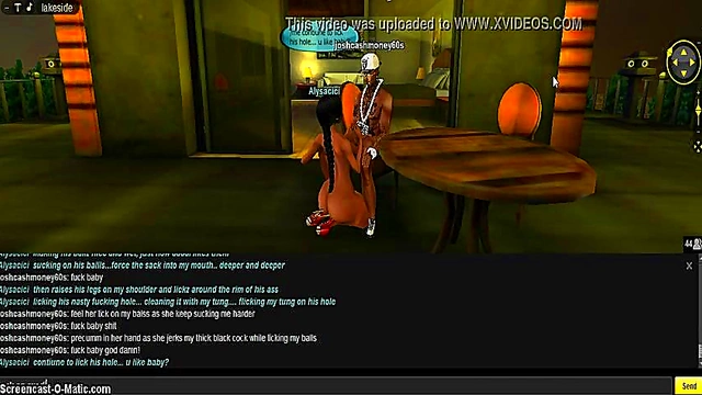 3D IMVU Game Porn – Cici Head Beach Anime Adventure