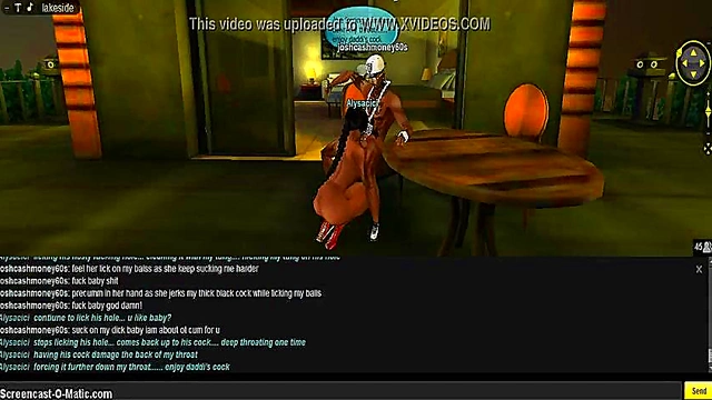 3D IMVU Game Porn – Cici Head Beach Anime Adventure