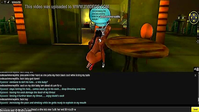 3D IMVU Game Porn – Cici Head Beach Anime Adventure