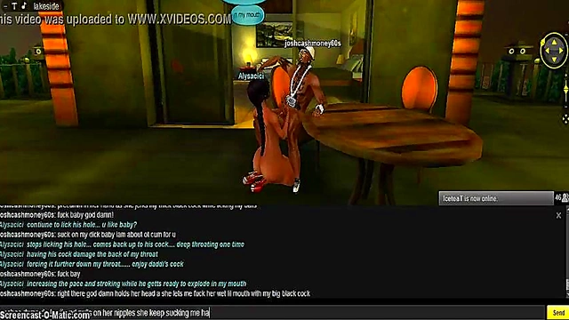 3D IMVU Game Porn – Cici Head Beach Anime Adventure