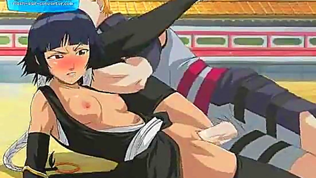 Soi Fon Fucks Intensely in Anime Bleach Game Scene