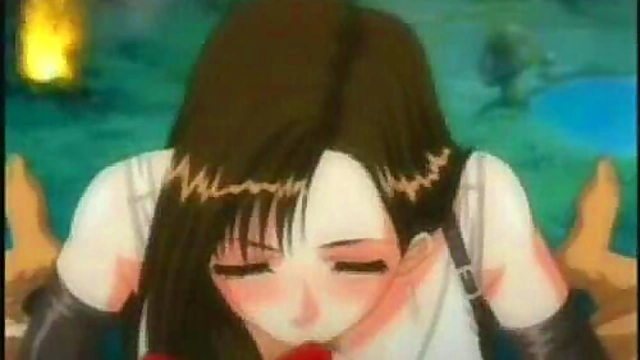 Tifa Gives Seductive Blowjob In Erotic Hentai Scene