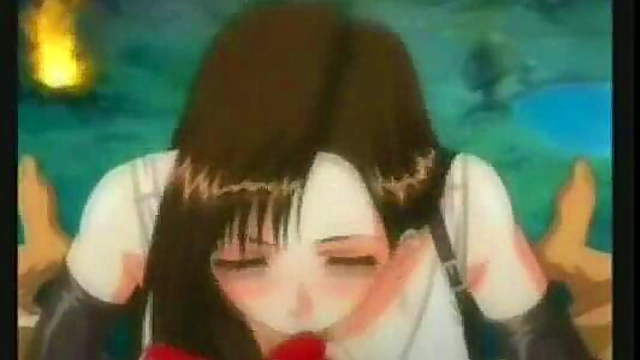 Tifa Gives Seductive Blowjob In Erotic Hentai Scene