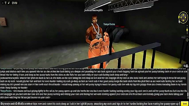 Tokyo DMV Sex – 3D Anime Couple Gets Wild In The Office