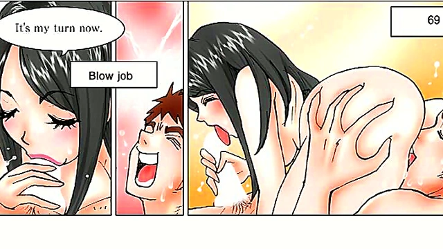 Horny Japanese Cartoon Girl Gets Nasty in Sexy Erotic Anime Scene