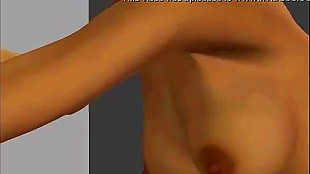 3D Housewife Sucks Hung Neighbor's Dick Before Hardcore Anime Sex Fest