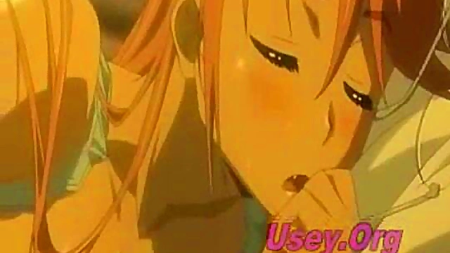 Hentai Girls Show Off Seductive Bikini Thongs in Sexy Service Fantasies