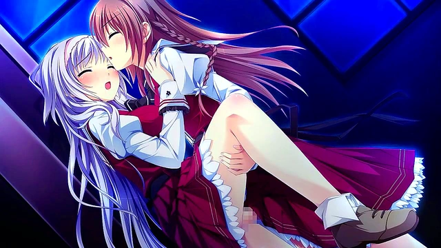 Horny Otome Traps Seduce Gamer for Eroge Fun & Passionate Sex Scene
