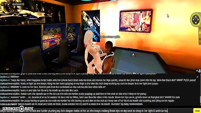 3D Anime Game Room Adventures – IMVU Couple Porn Playtime