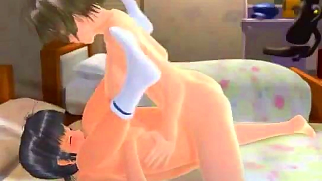 Busty Anime Teen Gets Hardcore Pussy Pound & Tit Action