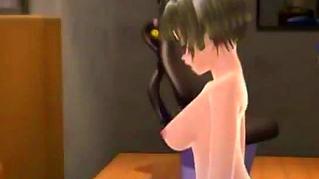 Busty Anime Teen Gets Hardcore Pussy Pound & Tit Action