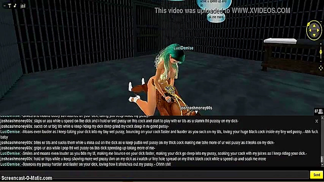 Luci Jail 3D Hentai Porn – Anime Chick Fucks in Game Animations