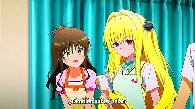 Hot Anime Chick Gets Wild in To Love-Ru Darkness for Ecchi Fun