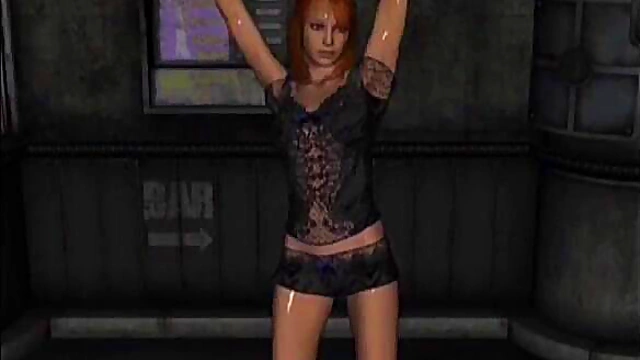 Big-Titted 3D Stripper Gets Nasty With Hardcore Blowjob On Dance Floor