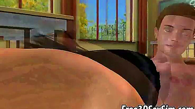 Double Team Seduction – Hot 3D Babe Gets Hardcore Action in Classroom