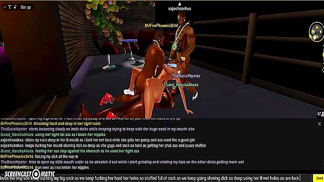 Hipster Gangbang – 3D Anime Girls Get Pounded In Wild IMVU Porn Game Action