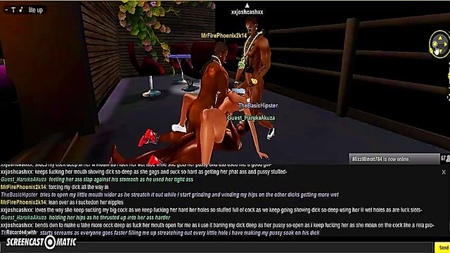 Hipster Gangbang – 3D Anime Girls Get Pounded In Wild IMVU Porn Game Action