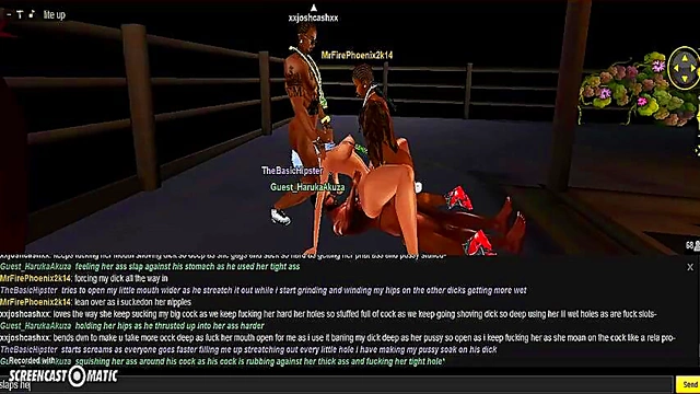 Hipster Gangbang – 3D Anime Girls Get Pounded In Wild IMVU Porn Game Action