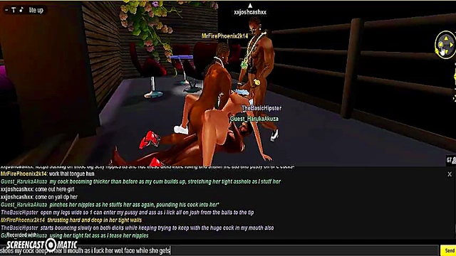 Hipster Gangbang – 3D Anime Girls Get Pounded In Wild IMVU Porn Game Action