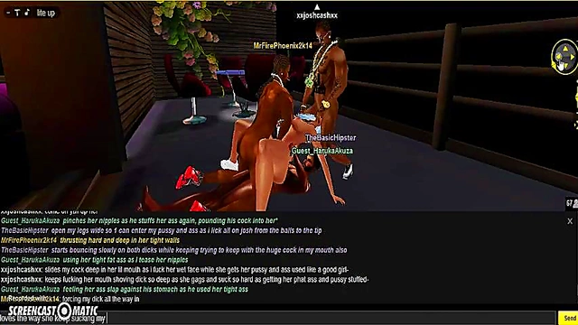 Hipster Gangbang – 3D Anime Girls Get Pounded In Wild IMVU Porn Game Action