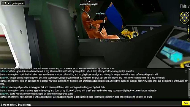 3D Space Cult Head Fucks In Intense Anime Game Adventure