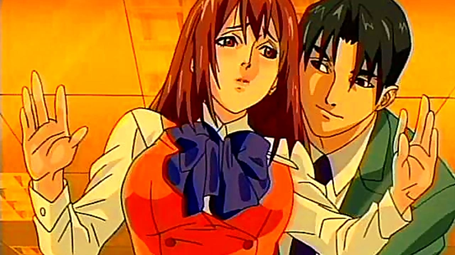 Office Seduction – Busty Anime Secretary Tempts Boss With Lingerie For Naughty Fun
