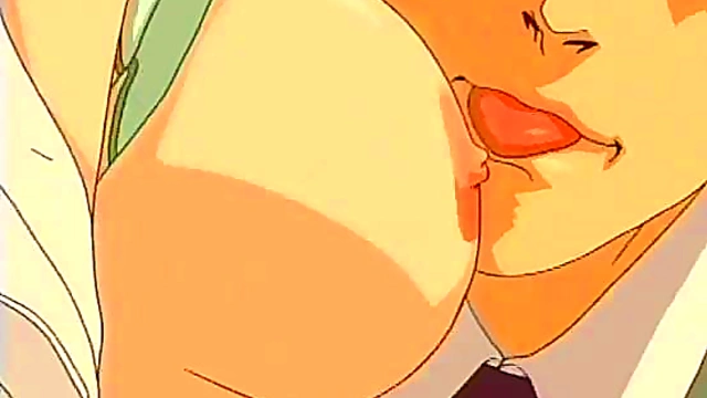 Office Seduction – Busty Anime Secretary Tempts Boss With Lingerie For Naughty Fun