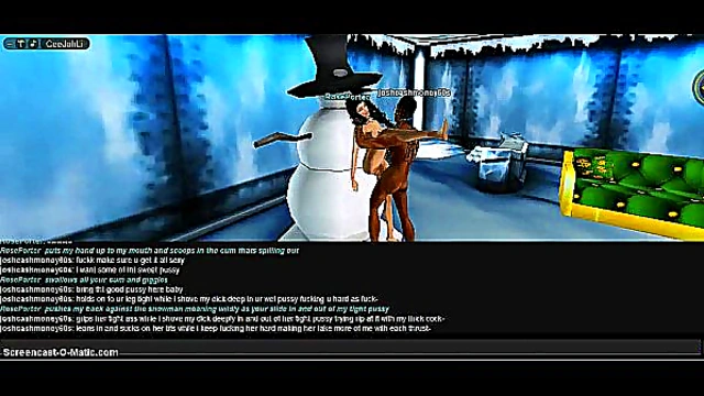 Rose X-Mas – 3D Anime Babe Seduces You This Holiday Season