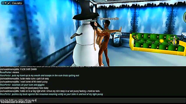 Rose X-Mas – 3D Anime Babe Seduces You This Holiday Season