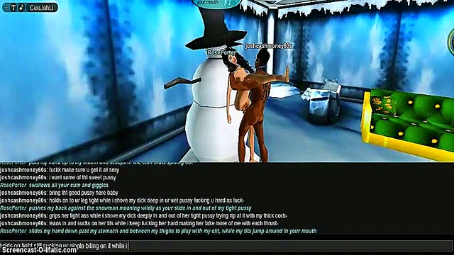 Rose X-Mas – 3D Anime Babe Seduces You This Holiday Season