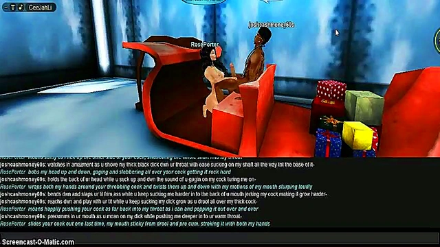 Rose X-Mas – 3D Anime Babe Seduces You This Holiday Season