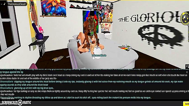 Shawna Gives Intense TitFuck In 3D Anime Porn Adventure