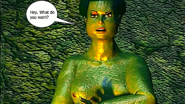 Petite Blue-Haired Teen Mermaid Gets Deflowered In Crazy XXX 3D World