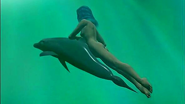 Petite Blue-Haired Teen Mermaid Gets Deflowered In Crazy XXX 3D World