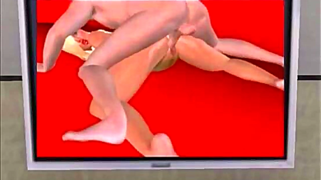 Blonde Anime Babe Rides BBC for Interracial Toony Fun