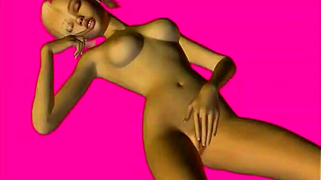 3D Anime Babe Strips Teasingly for Hardcore Blowjob Fun