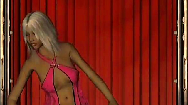 3D Anime Babe Strips Teasingly for Hardcore Blowjob Fun