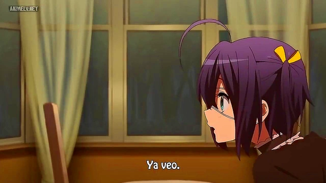 Romantic Chuunibyou Anime Couple Share Intense Passionate Moments