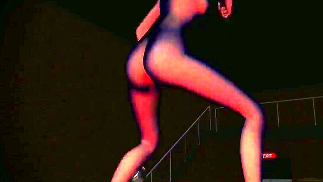 Horny Anime Chick Dances Seductively for MMD Fans