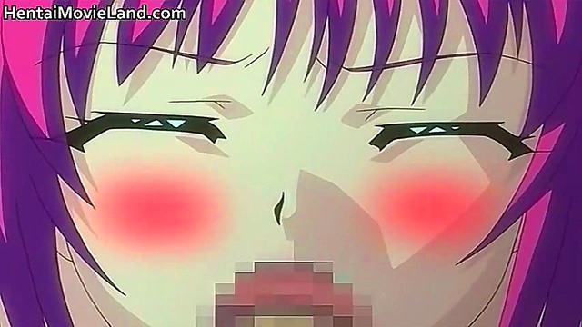 Big Boobed Anime Babe Sucks Dick In Nasty Hentai Session