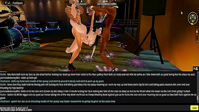 Nitee Kuhn's Erotic 3D Anime Adventure in IMVU Game Porn