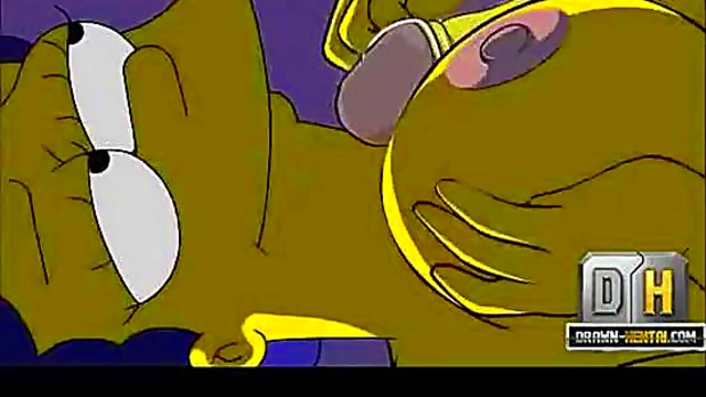 Homer Simpson Nails Marge With Blowjob, TitFuck, And Creampie Finale