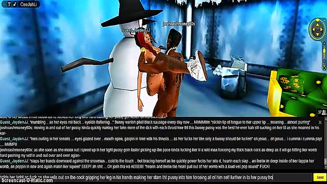 3D Anime Babe Seduces in X-Mas Outfit for Naughty Holiday Fun