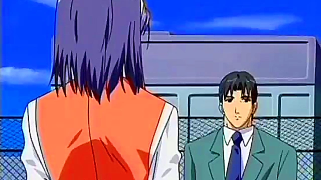 Office Seduction – Anime Chick Tempts Boss With Lingerie And Blowjob