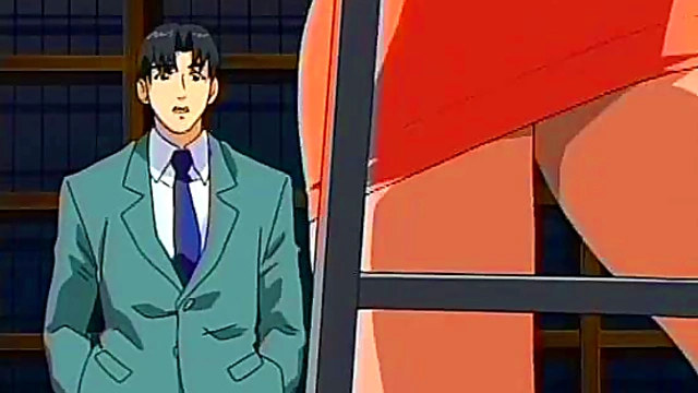 Office Seduction – Anime Chick Tempts Boss With Lingerie And Blowjob