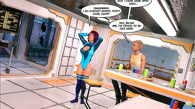 Big-Titted MILF Takes Big Dick In Cartoon 3D Comedy Echo Episode