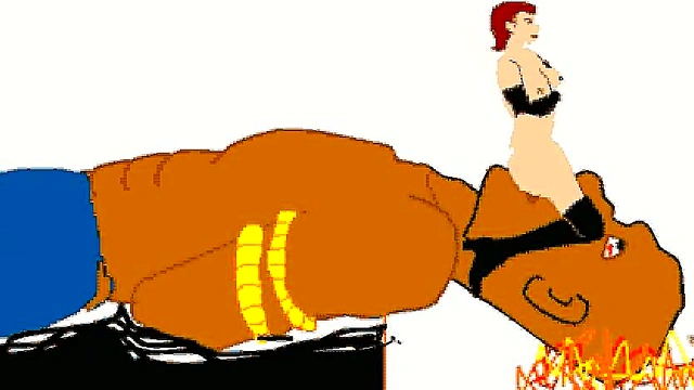 Giant Hentai Titan Facesits Bound Victim in Steamy Cartoon Fantasy