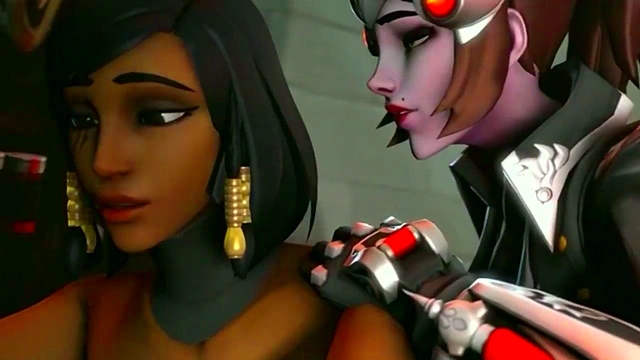 Hentai Overwatch – Mercy & Pharah’s steamy 3-minute encounter